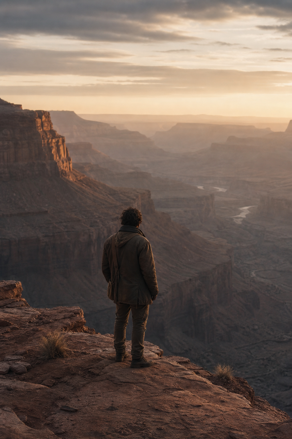 Desert adventure film scene